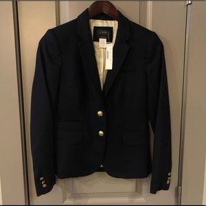 NWT Navy J Crew Schoolboy Blazer